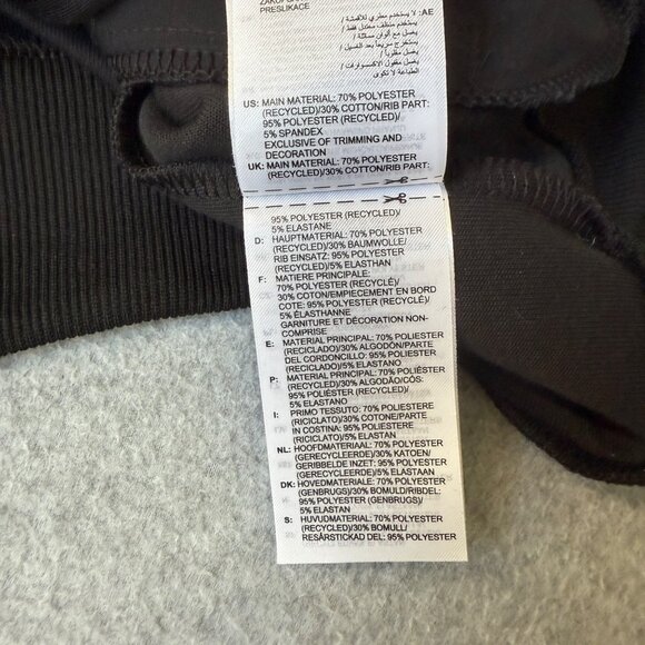 Adidas Mens Black Track Jacket Workout Athletic Full Zip 3 Stripes Size Large - Picture 16 of 16